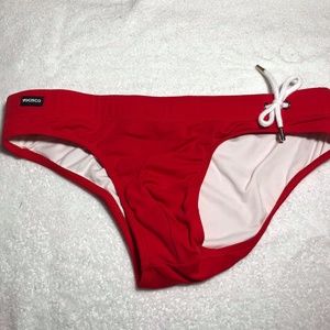 Yocisco Swim Brief- Red